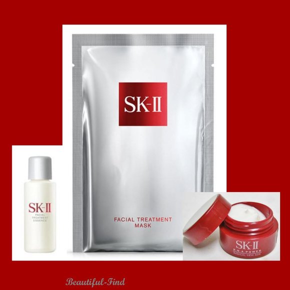 SK-II Facial Treatment Mask Pitera Facial Essence RNA Power Cream Travel Set - Picture 1 of 9